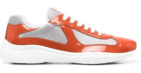 prada orange footwear|prada footwear men.